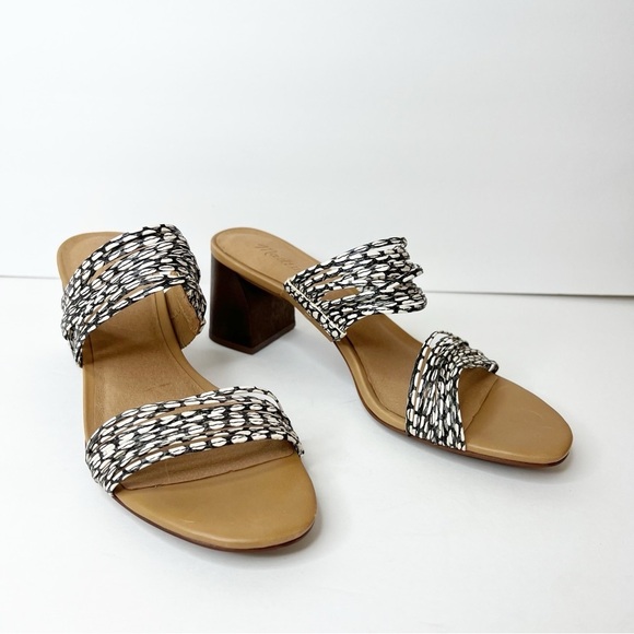 Madewell Shoes - Madewell Meg Sandal Snake Embossed Leather Size 7